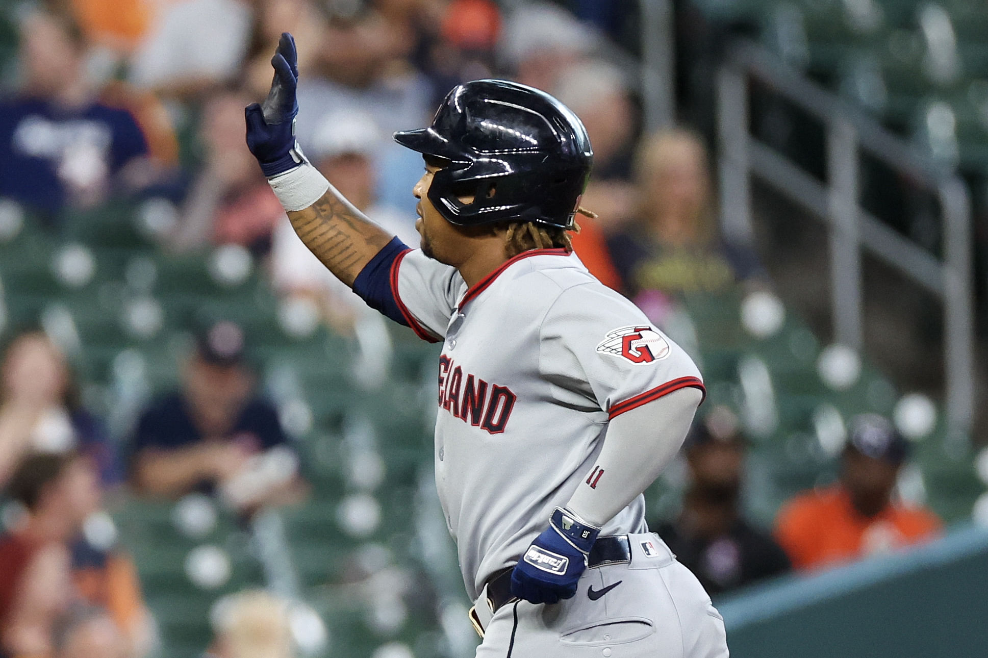Jose Ramirez stays dangerous at the plate (Credits: IMAGN)
